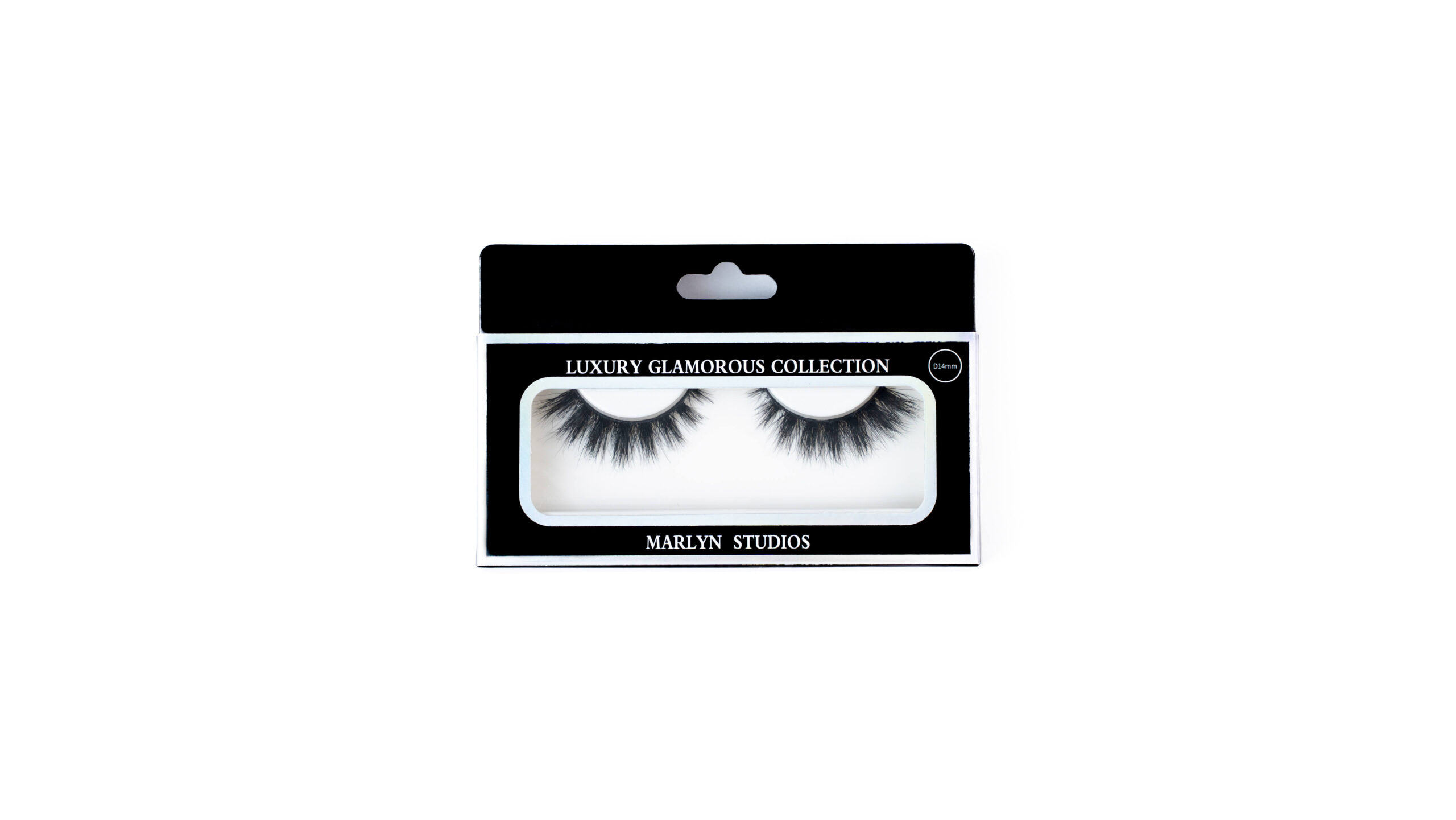 Glamorous Eyelashes Pair of natural style false eyelashes in black retail packaging. Called Glamorous